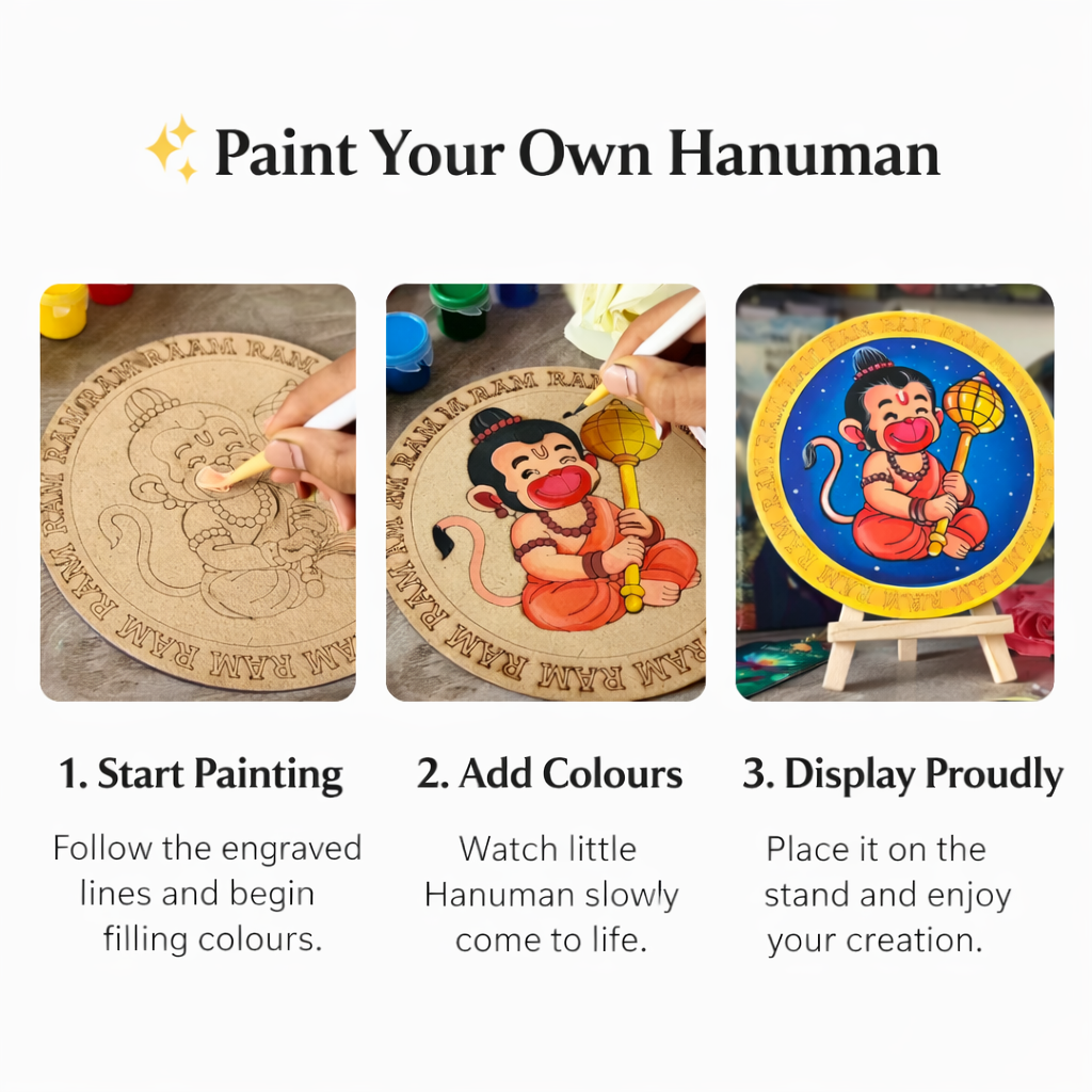 Paint Your Own Hanuman Kit