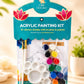 All-in-One Acrylic Painting Kit – 12 Colours, Brushes & Palette for Creative Play