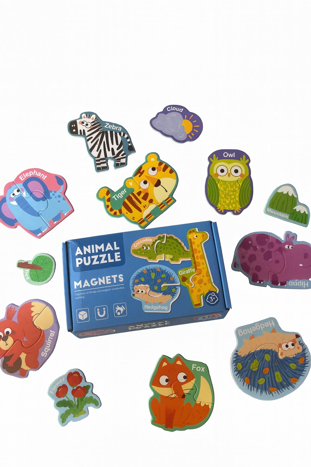 Animal Puzzle Magnets