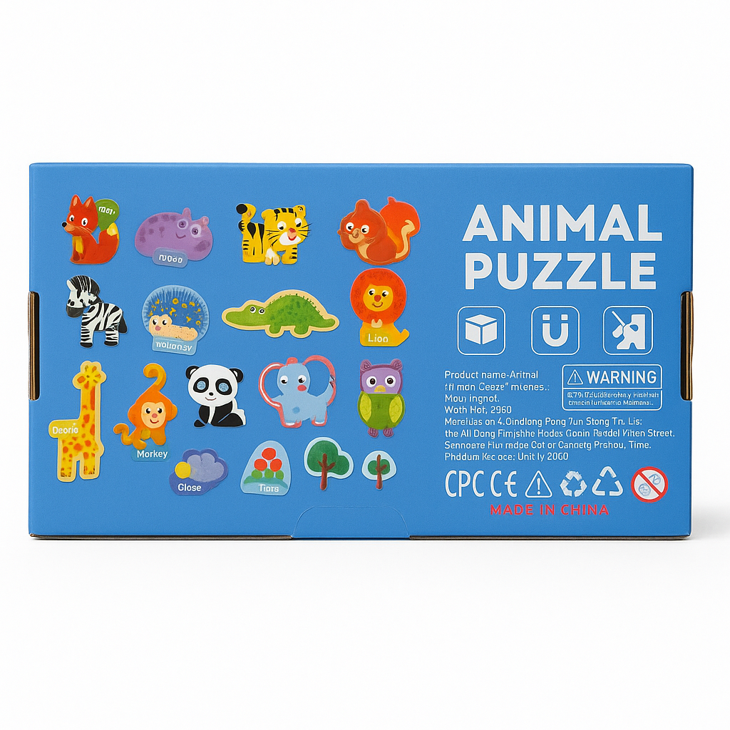 Animal Puzzle Magnets