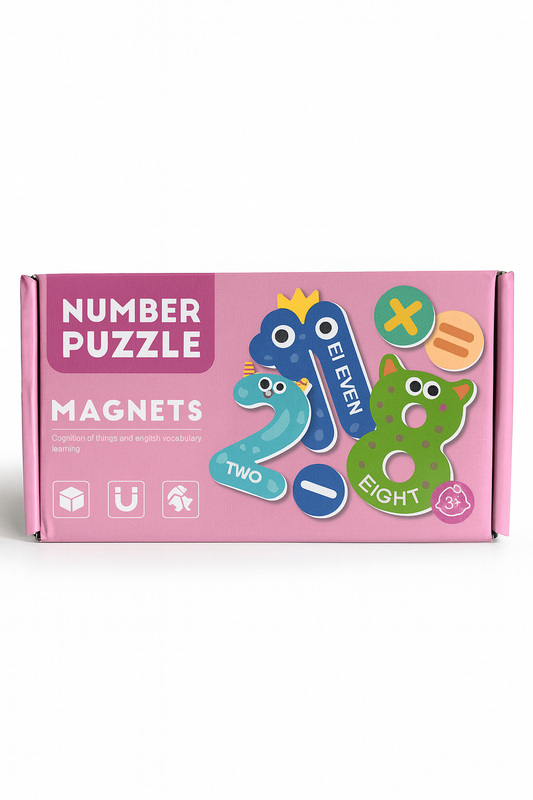 Number Puzzle Magnet